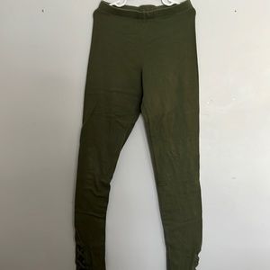 old navy green leggings